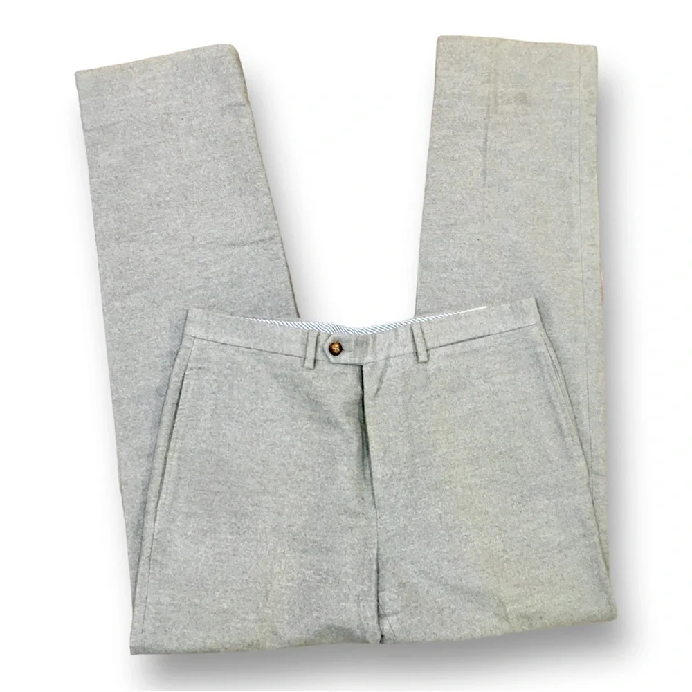 🪶 Etro Milano Soft Grey Dress Pants Men’s 50 (US 34) | Made in‎ Italy 👔